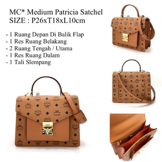 LABEL | Medium Patricia Satchel MCM