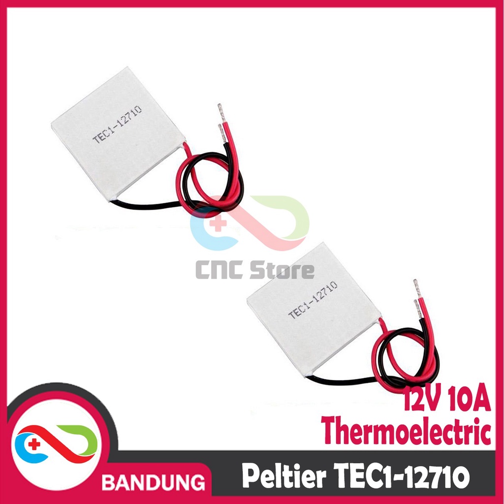 PELTIER TEC-12710 TEC1 12710 THERMOELECTRIC DC 12V 10A PANAS DINGIN