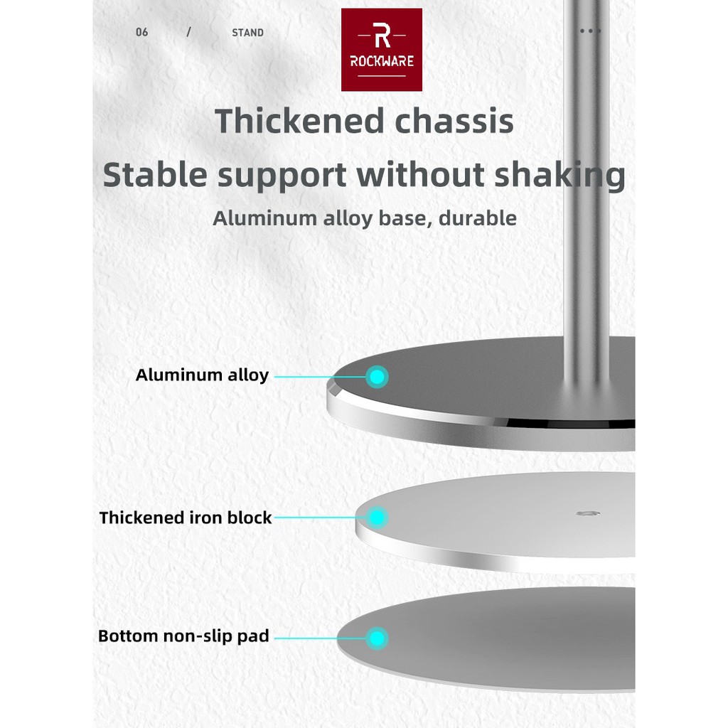 Desktop Scalable Telescopic Stand Holder for Tablets and Headphones - Holder untuk Tablet &amp;Headphone