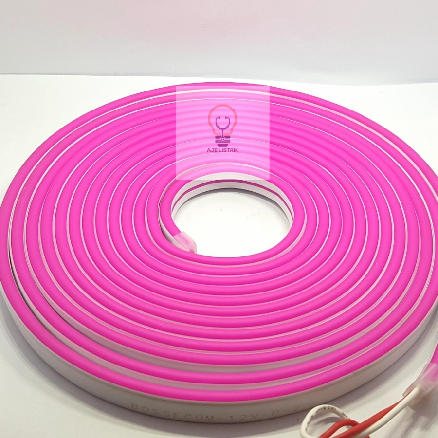 Lampu Neon Flex / Neon Flex Led / Lampu Flexible 12v Pink
