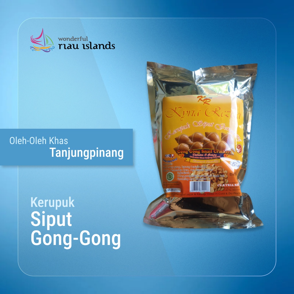 

Kerupuk Siput Gong-Gong Original 80gr