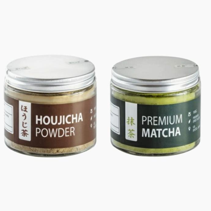 

[COD] [BUNDLE] Premium Uji Matcha Powder + Houjicha Powder [COD]