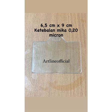 

Plastik Mika/Cover Bening Kartu ATM/KTP /ID CARD 6×9 (1 PACK ISI 100)