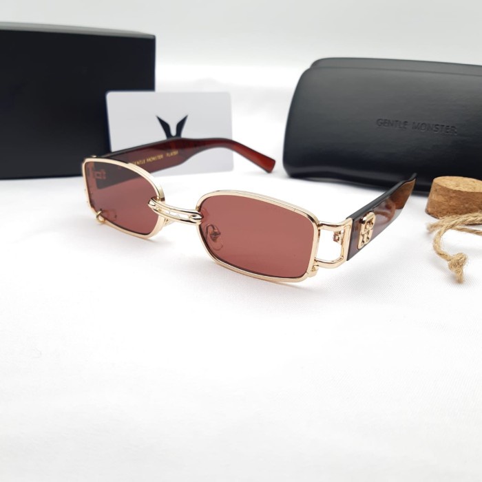 KACAMATA SUNGLASSES WANITA GENTLE MONSTER GW002 BROWN