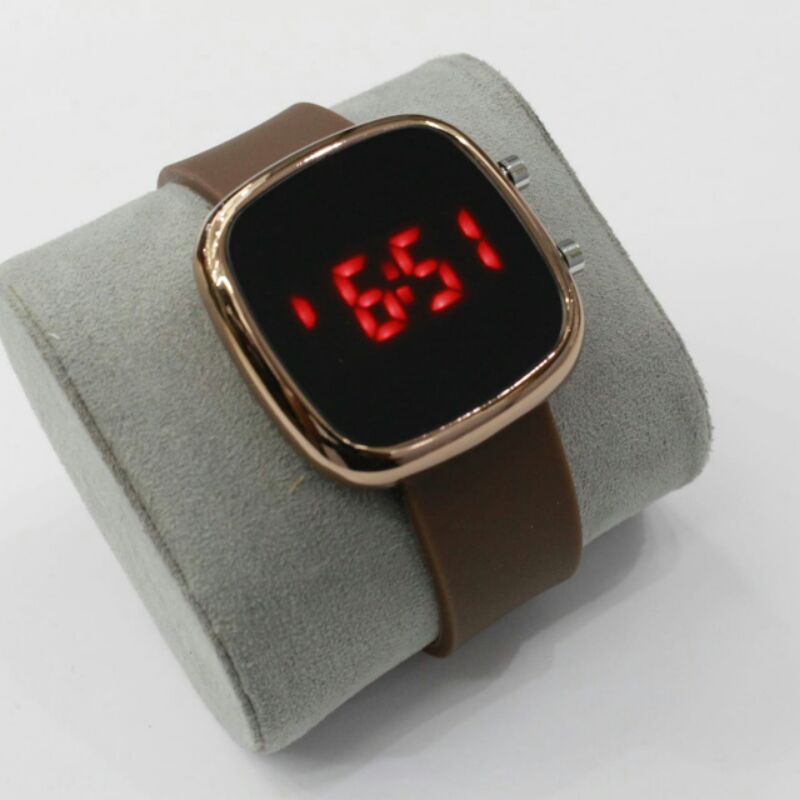 jam tangan LED Digital watch / jam tangan LED Digital wanita tali rubber