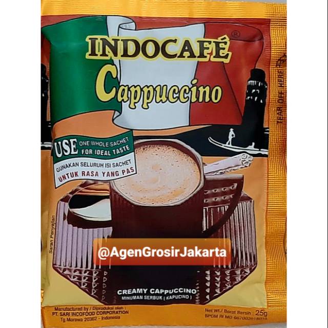 

Indocafe Cappuccino harga per10 bks