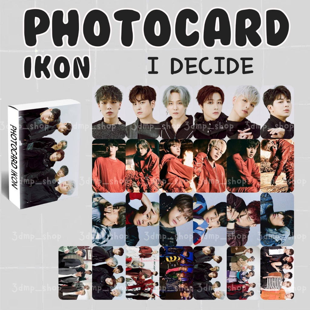 [25 lembar] Photocard lomo photo card lomocard Ikon kpop i decide