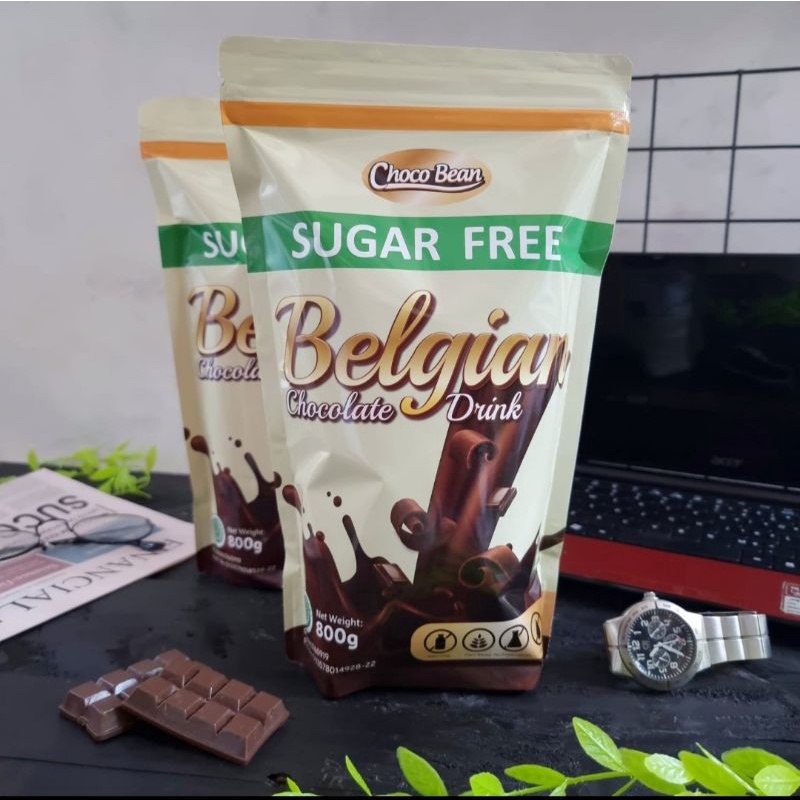 

Chocobean 800gr, bubuk minuman coklat belgia, belgian, coklat diet yang enak, halal sugar free