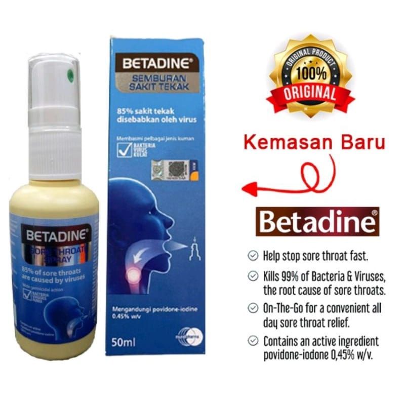 BETADINE THROAT SPRAY 50ml / NASAL SPRAY