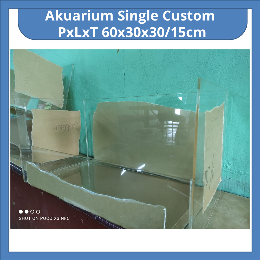 Akuarium Akrilik Custom PxL 60x30cm
