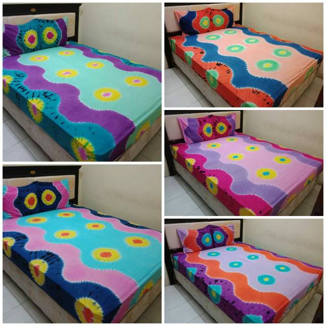 Sprei batik pelangi