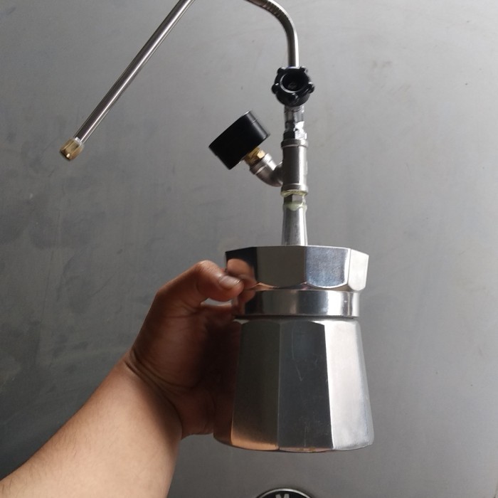 Red steamer pemanas susu manual Bellman