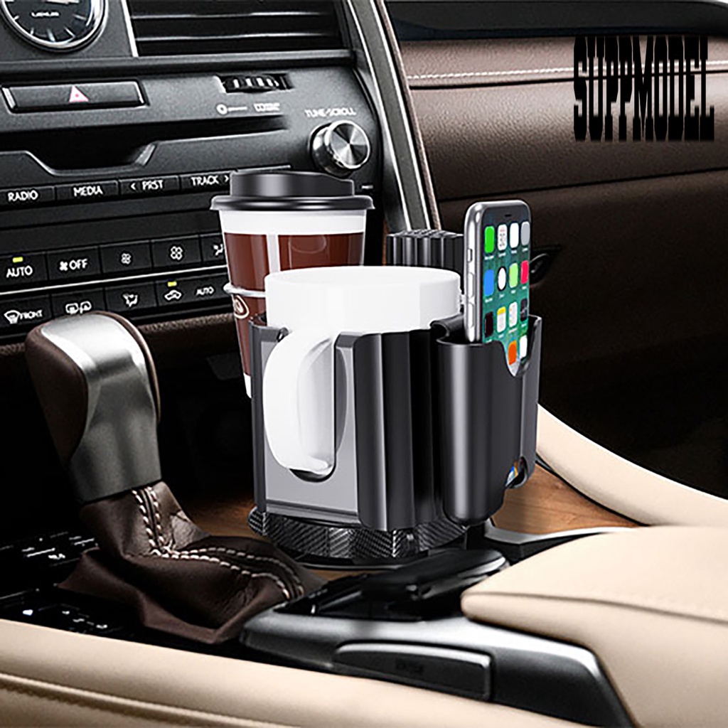 4in1 Cup Holder Aromaterapi / Minuman / Kopi / Snack Multifungsi Adjustable Untuk Mobil