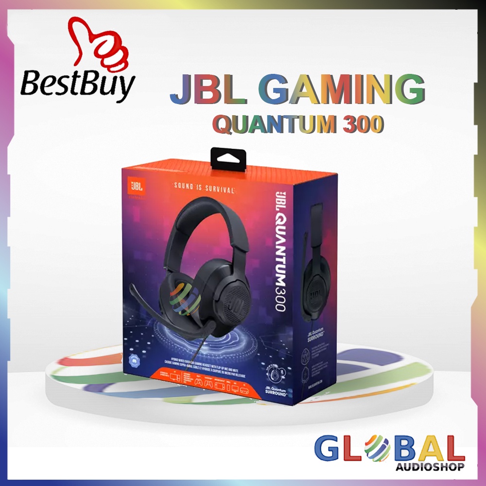 JBL Quantum 300 Gaming Headphones Headset Quantum300 Q300 Q-300
