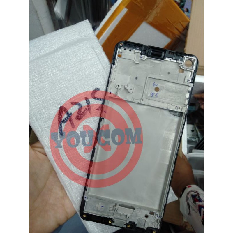 Frame LCD Tulang Tatakan Mesin Samsung A21s Plate tatalkan LCD Mesin Galaxy A21 s Original