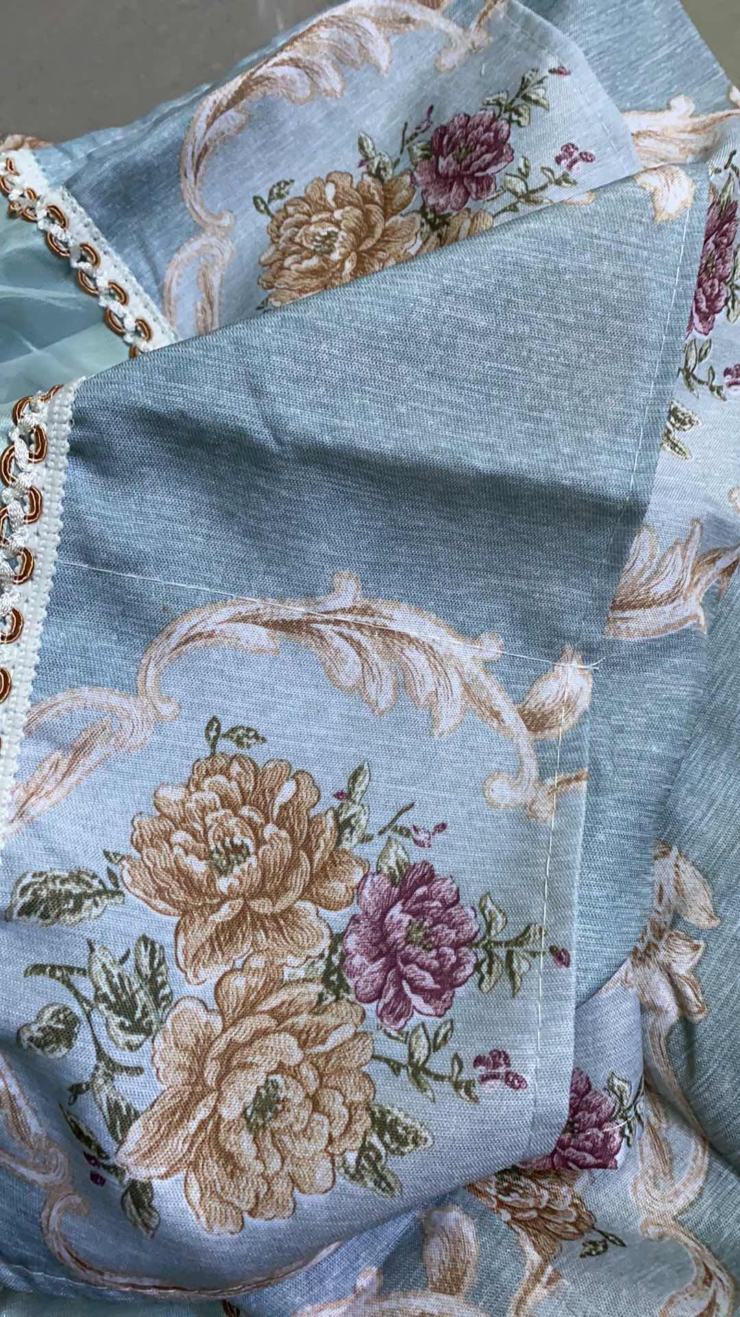 Full Pattern Food Cover Round/tudung Saji Bulat Shabby Penutup Makanan