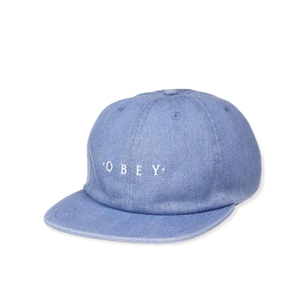 OBEY TEMPER 6 PANEL STRAPBACK CAP - BLUE | ORIGINAL