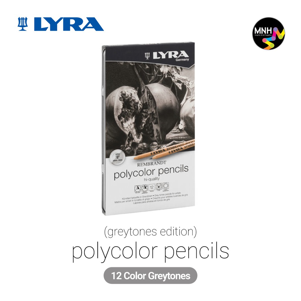 

Lyra Rembrandt Polycolor Pensil Warna Grey Series 12pcs