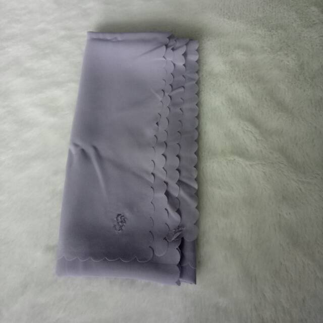 Jilbab segi empat Rabbani warna ungu muda