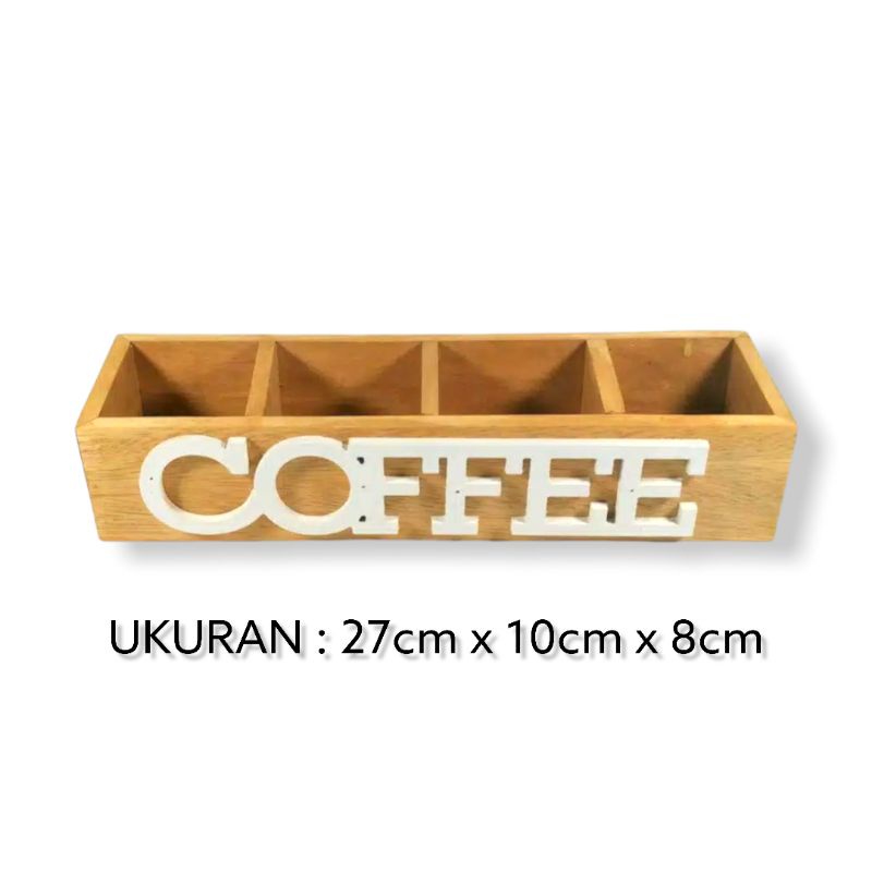 Rak Kopi Sachet Rak Coffee Minimalis Samju Dekorasi Rumah