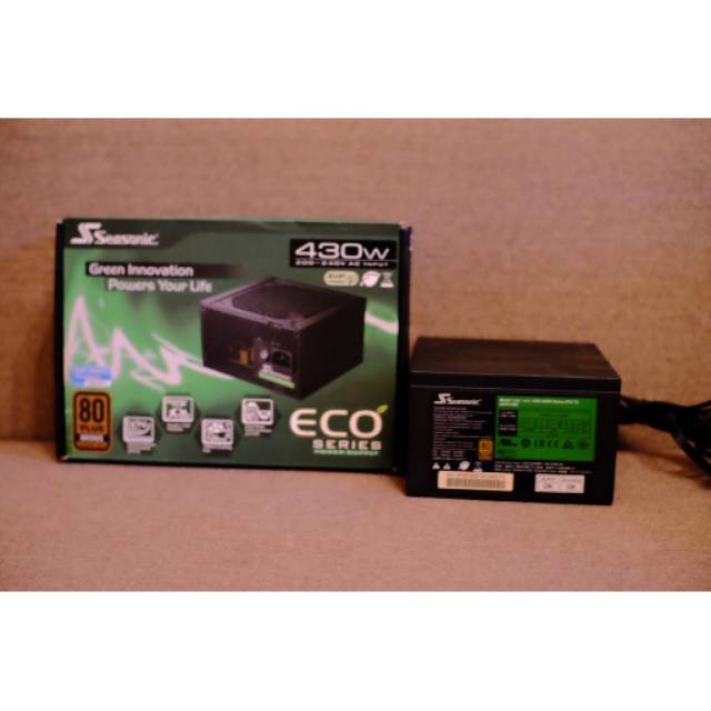 Seasonic ECO 430w 80plus Bronze Power Supply PSU