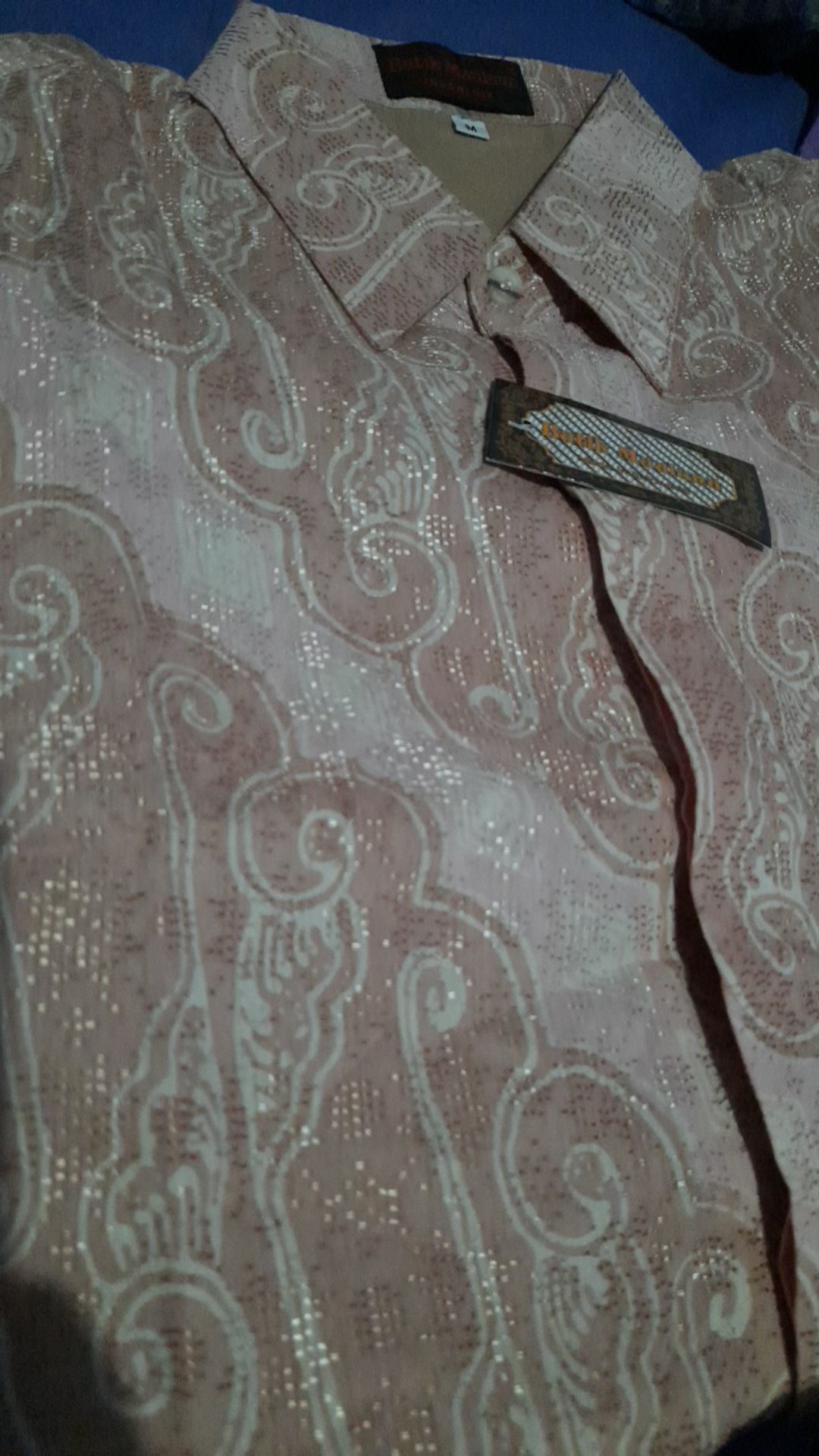 Kemeja Batik Pria Atbm Dobi Cap Premium Lereng Salem