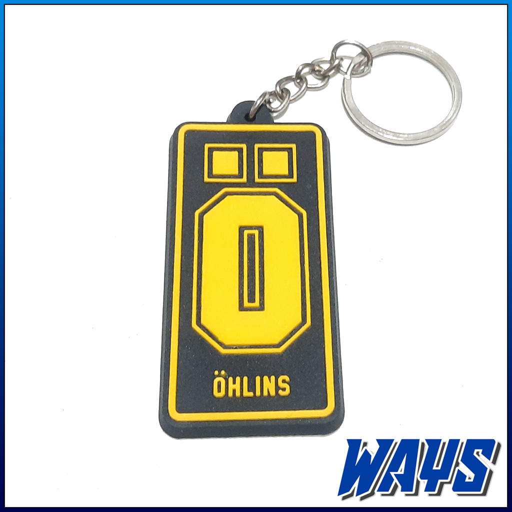 [G007] Gantungan Kunci Ganci Keychain Logo Shock Ohlins Variasi Motor