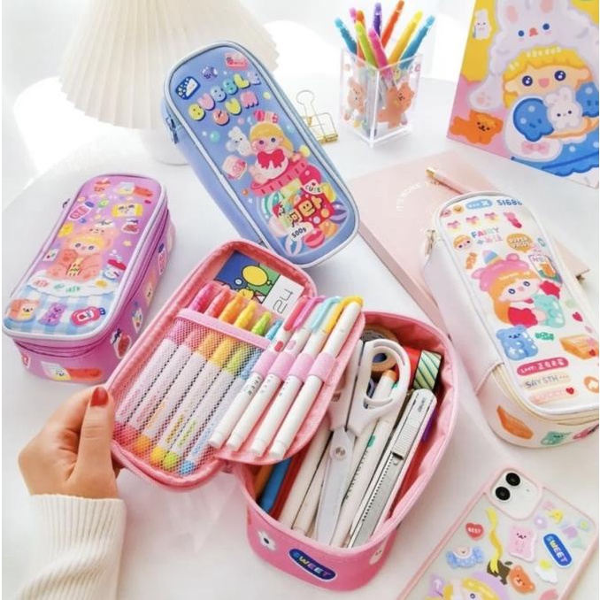 

Office & Stationery | Alat Tulis | Panache Bentoy Milkjoy Fairy Large Capacity Pencil Case Tempat Pensil | Best Seller