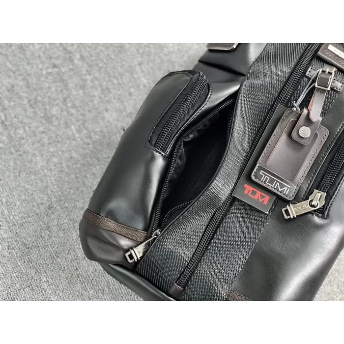 terbaru TUMI ALPHA BRAVO SARATOGA LEATHER / ALPHA BRAVO HIGGINS LEATHER asli qualitas terbaik