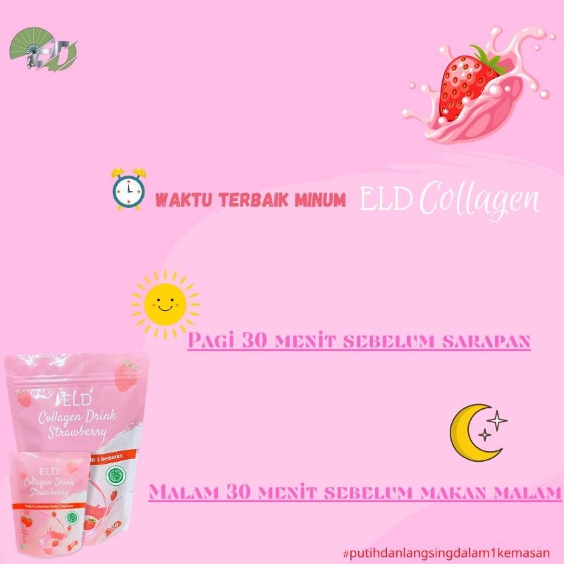 ELD COLLAGEN DRINK ORIGINAL LANGSUNG KIRIM Ready