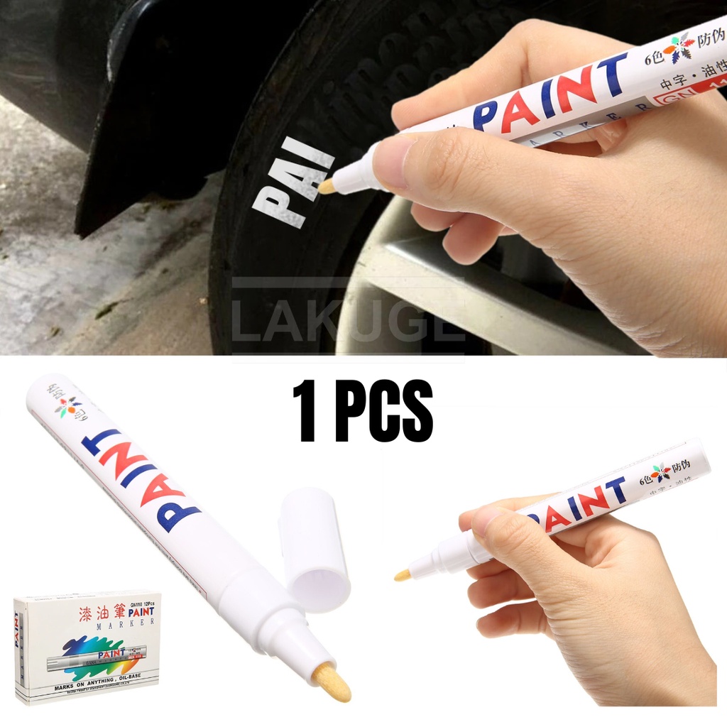 Spidol Ban Permanen Anti Air Spidol Marker Ban SP110-White