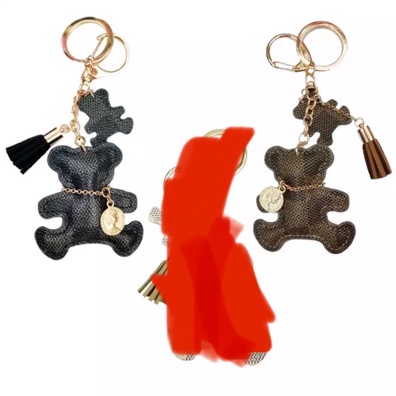 Gantungan Kunci / Keychain / Gantungan Tas Bear motif LV Damier Fancy Bag Charm