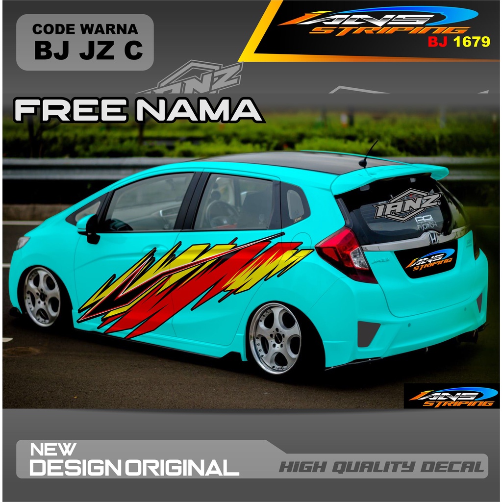 STICKER DECAL MOBIL AYLA TERBARU  / DECAL STICKER MOBIL / STIKER MOBIL / STIKER MOBIL BRIO, HONDA JAZZ, AGYA, AYLA