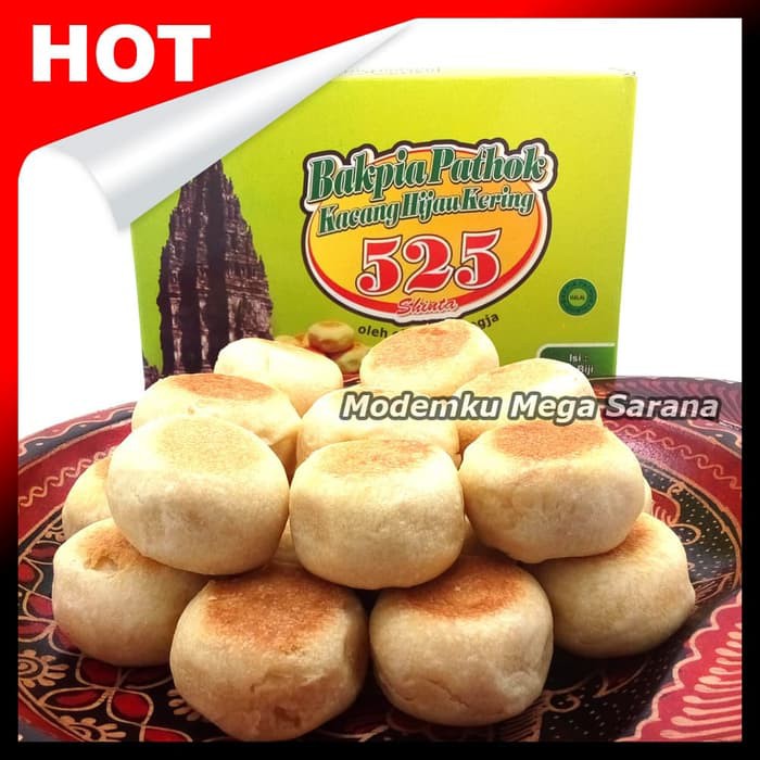 

20 biji Bakpia Pathok 525 Asli Jogja Kering Kacang Hijau