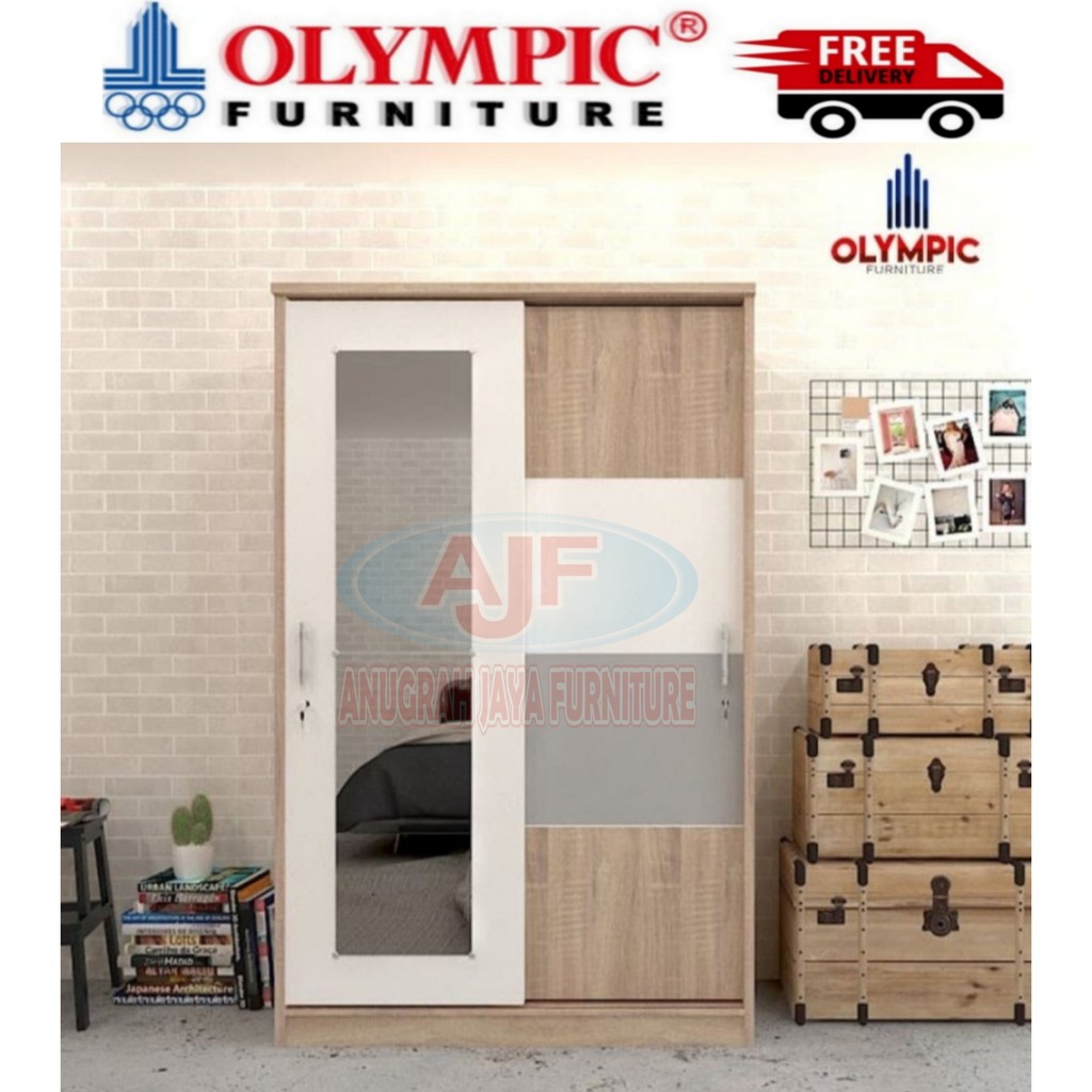 Olympic Lemari pakaian Pintu sliding / Lemari baju sliding / LSD NAVARO