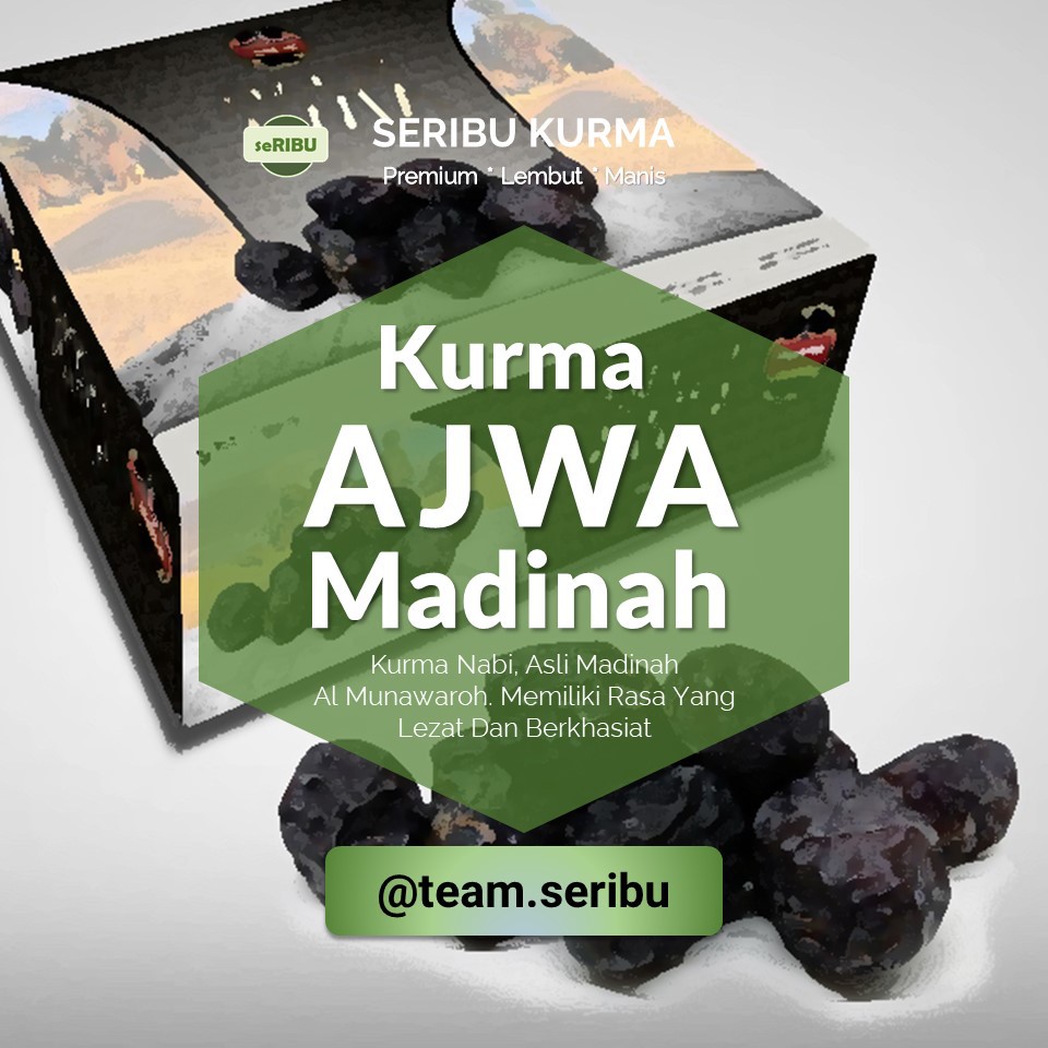 Jual Kurma Ajwa Madinah Merek Zamzam Dus Kg Shopee Indonesia