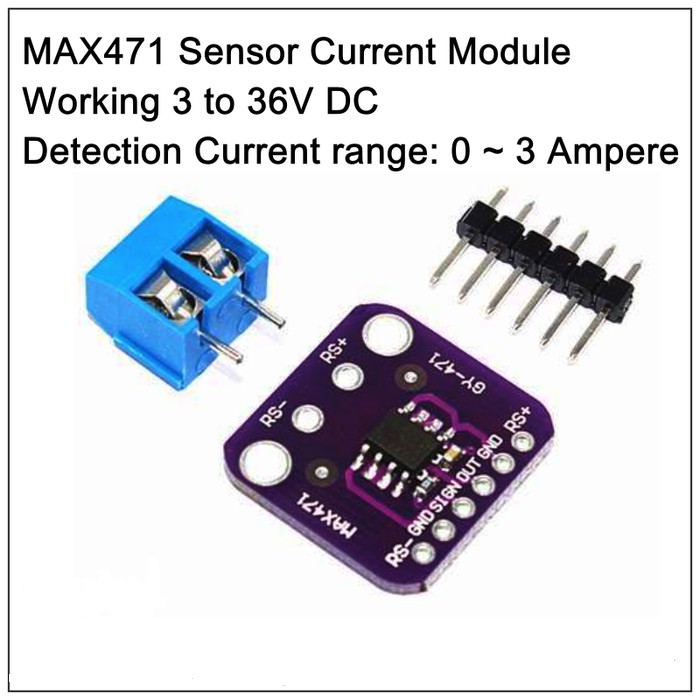 Modul Sensor Arus GY-471 MAX471 3A Current Sensor Module GY471