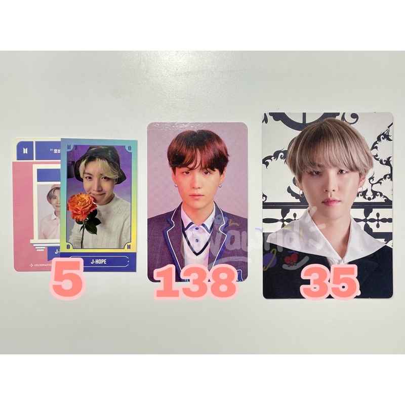 bts photocard yoongi suga answer L / osis pc
