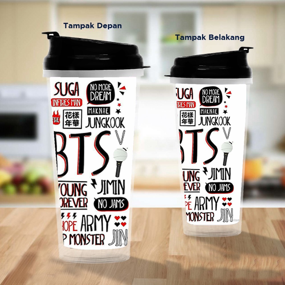 Pusat Mode Tumbler/Tempat Minum Design BTS V1