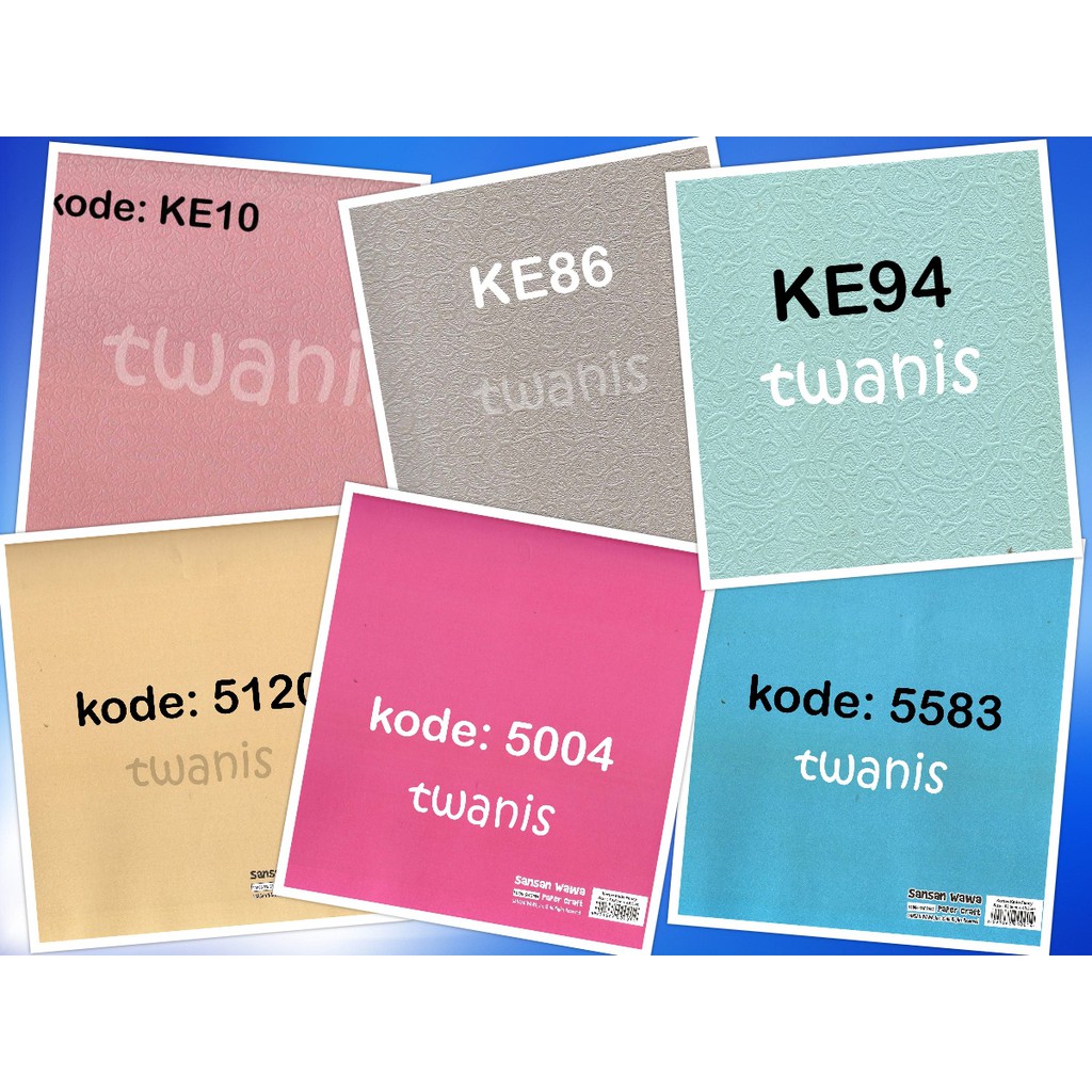 

PAKET KERTAS KADO 11 LEMBAR KERTAS EMBOS DAN 10 KERTAS KADO SANWA WARNA
