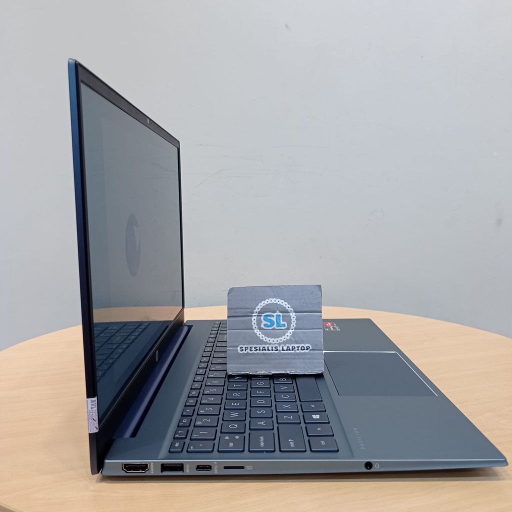 PROMO LAPTOP GAMING MURAH BARU HP PAVILION 15 AMD RYZEN 5 5500U 16GB 512GB RADEON GRAPHICS 7 15.6&quot; FHD WIN10HOME BLUE