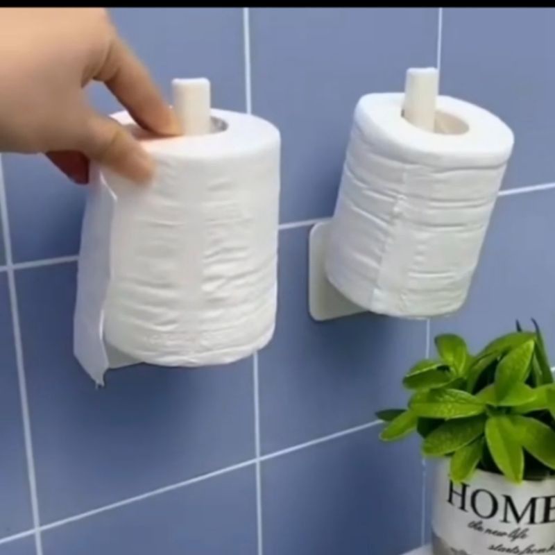 Hook Gantungan Serba Guna Tissue Holder Tissue Dapur Multifungsi