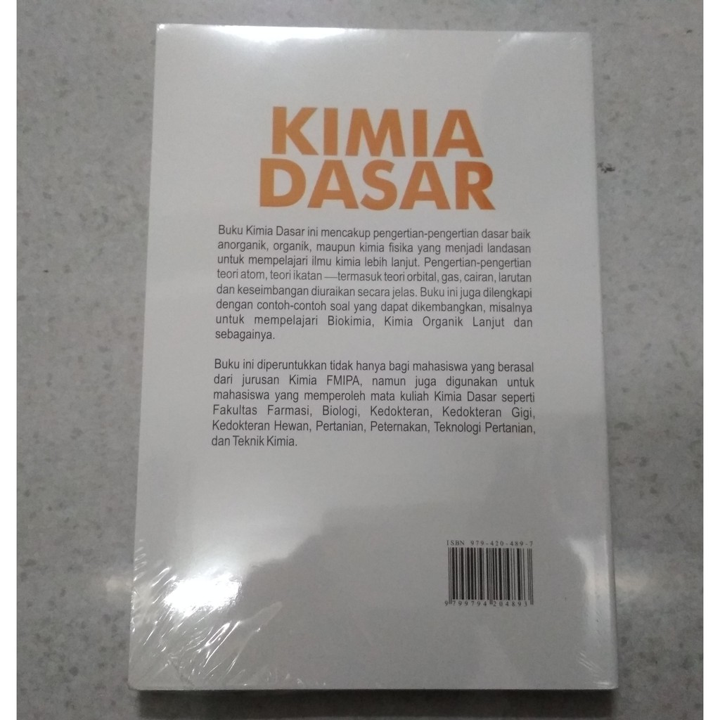 Buku Kimia Dasar Hardjono Sastrohamidjojo