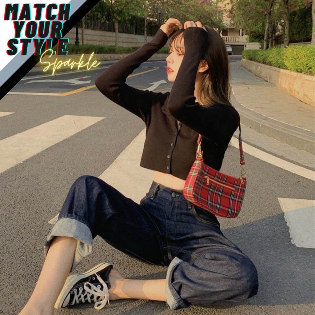 Cardigan Angel Shirt Cropped Knitted High Waist Single-Breasted Long-Sleeved Female Slim Crop Top-2