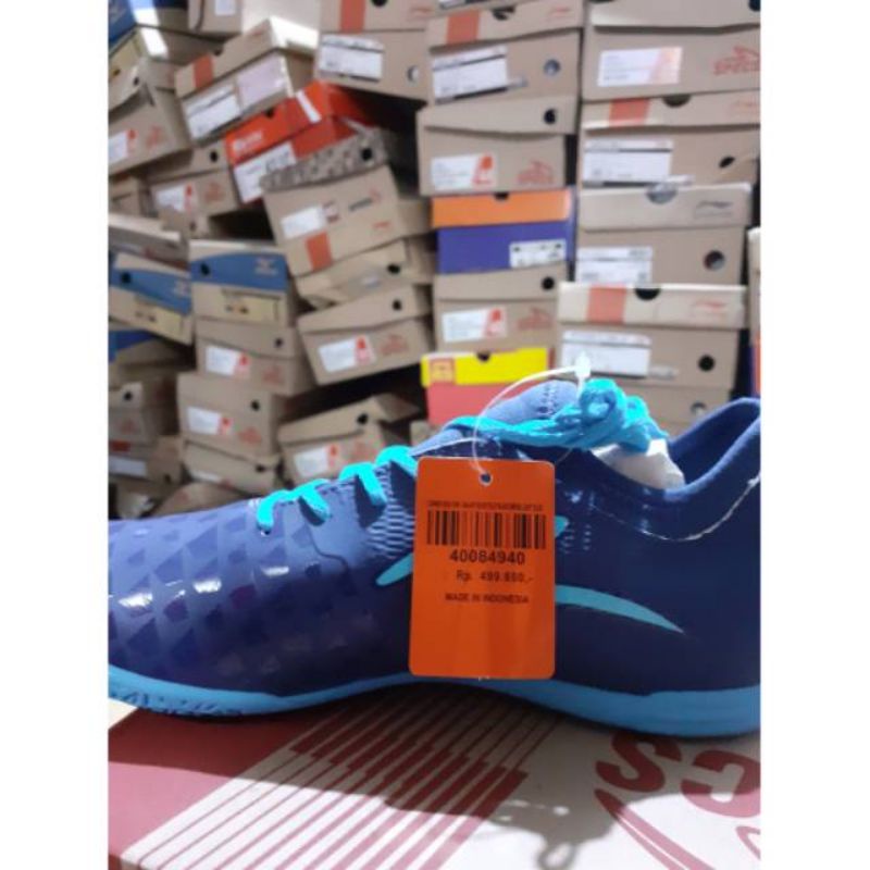 sepatu futsal specs cyanide boa 19 in galaxy blue