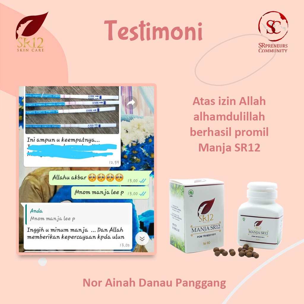 MANJAKANI SR12 / SOLUSI KEPUTIHAN / PELANCAR HAID / PROMIL / MANJA SR12 / MANJAKANI OBAT KEPUTIHAN