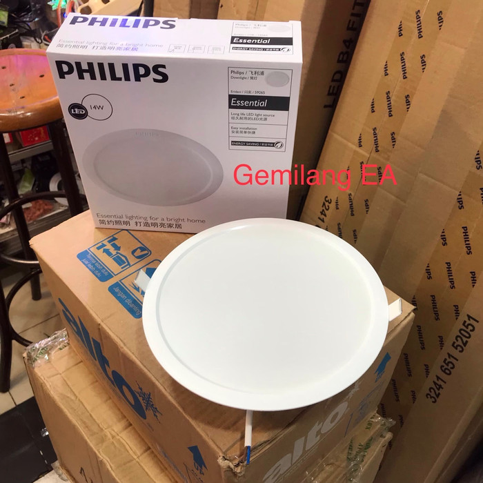 DOWNLIGHT LED PHILIPS 14 WATT TIPE ERIDANI / 59265 INBOW GARANSI 1 THN - WARM WHITE