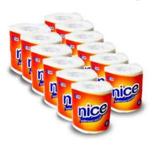 Tissue NICE ROLL / Tisu Gulung Toilet  / 1 roll 2 ply 238 sheets