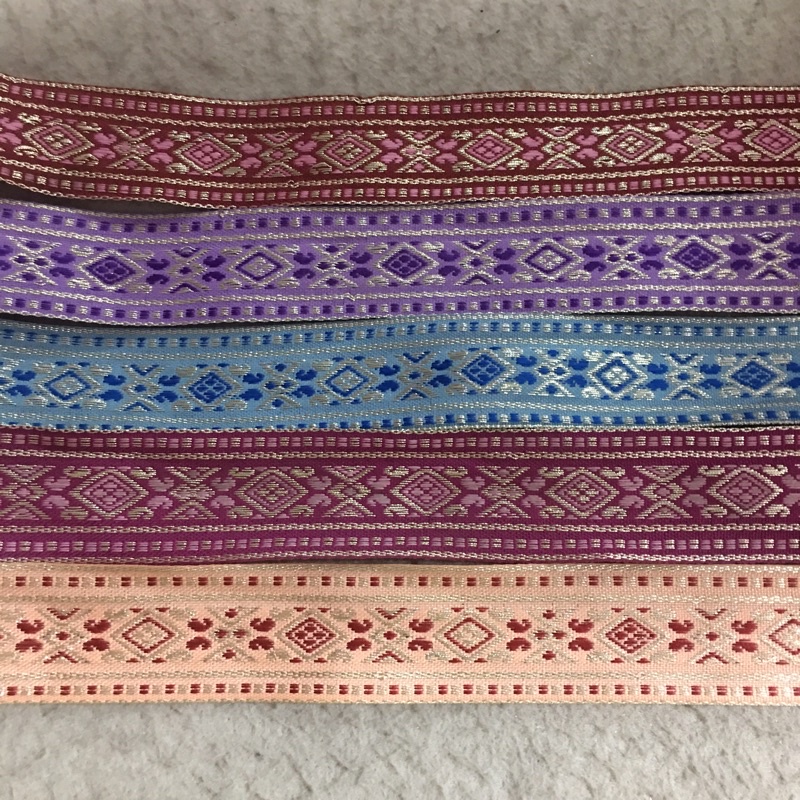 Pita Dubai 3cm / Pita Dayak / Renda Dubai / Renda Dayak (Per Yard)