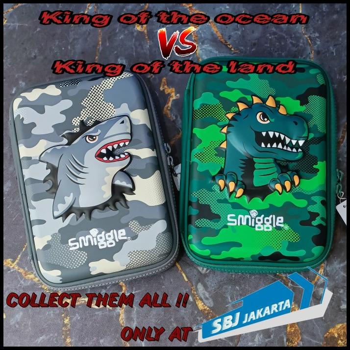 

Vanila | Kotak Pensil Tempat Pensil Smiggle Original 3D Eva Waterproof Trex